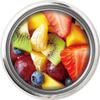 Asvel Insulated Lunch Soup Bottle SR300 with Cold A3218 Box, Spoon, 300ml, Navy, Fruit,