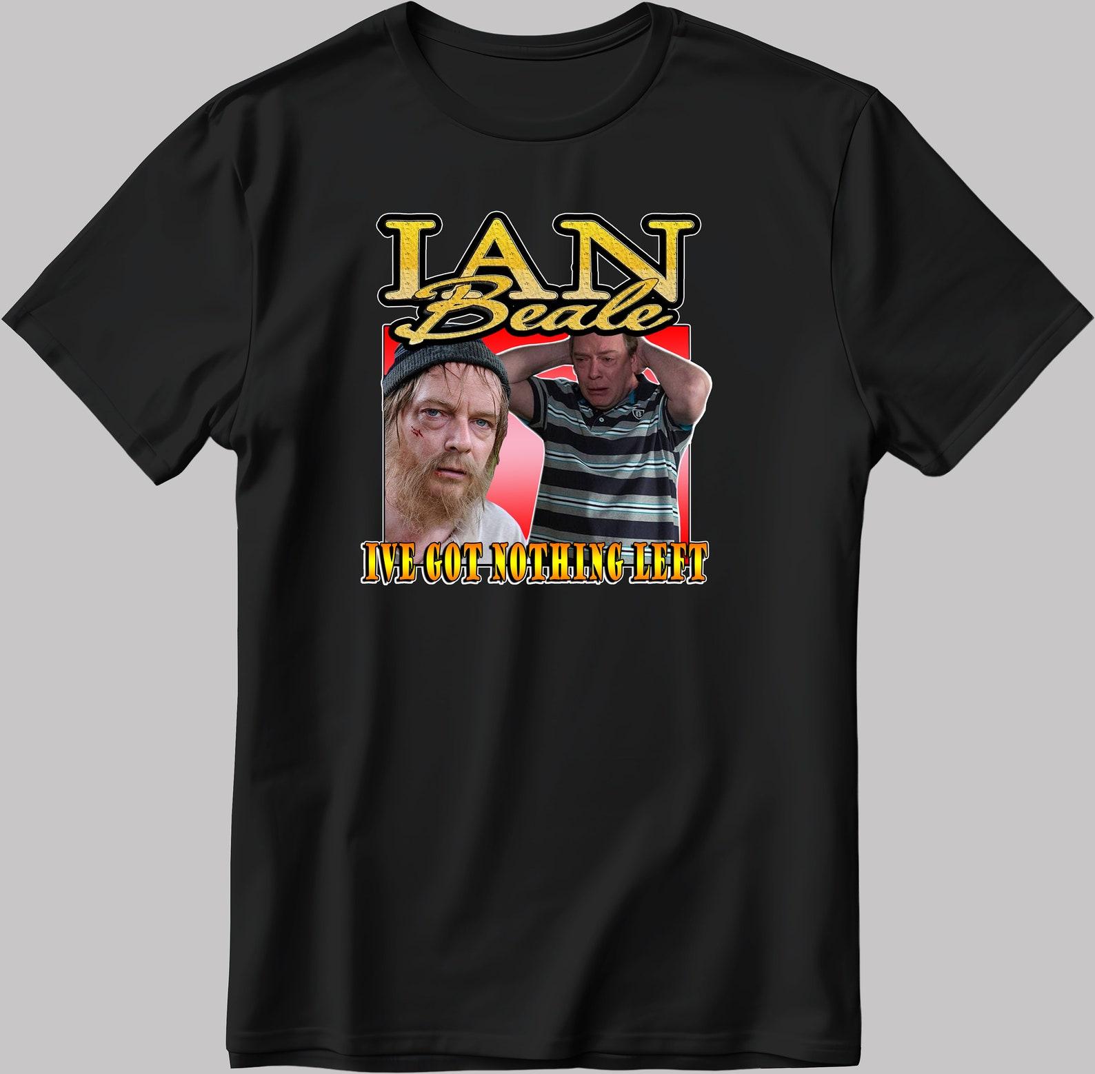 Ian Beale,Homeless , Short Sleeve White-Black Men s / Women s T-Shirt G071 S