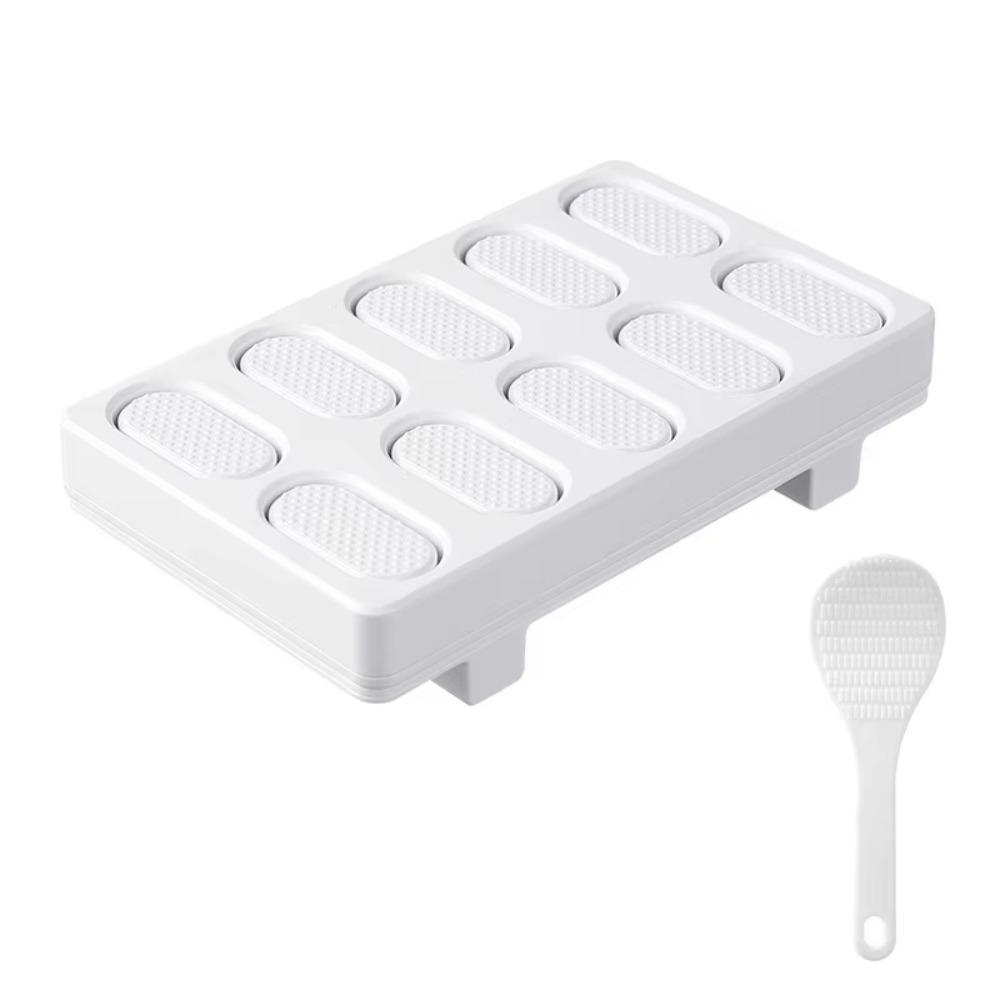 

Nonstick DIY Sushi Maker Kit Rectangular Shape Onigiri Sushi Maker Outdoor Picnic белый