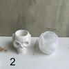 Skull Silicone Mold, Handmade 3D Skull Resin Molds, DIY Craft Molds for Aromatherapy, DIY Crafts Flowers Skull Candle Mold Desktop Decoration