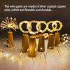 6pcs LED Wine Stopper Bottle Lights 2M Outdoor Waterproof Colorful 20 LED Light String Wine Bottle Decorative Lights