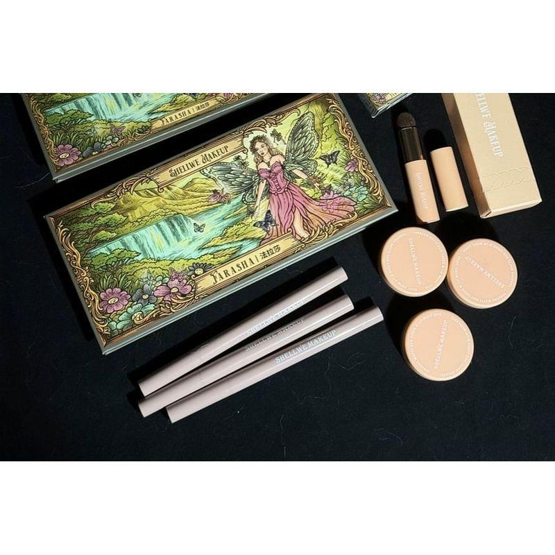SHELLWE MAKEUP - Farasha Motýlí Víla Chameleon Paletka Stínů - Mini