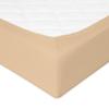 Premium jersey fitted sheet 180x190, 180x200x20 dark beige_16 matex