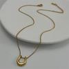 Horseshoe Pendant Necklace U shaped Choker Necklace Wedding Jewelry Accessories