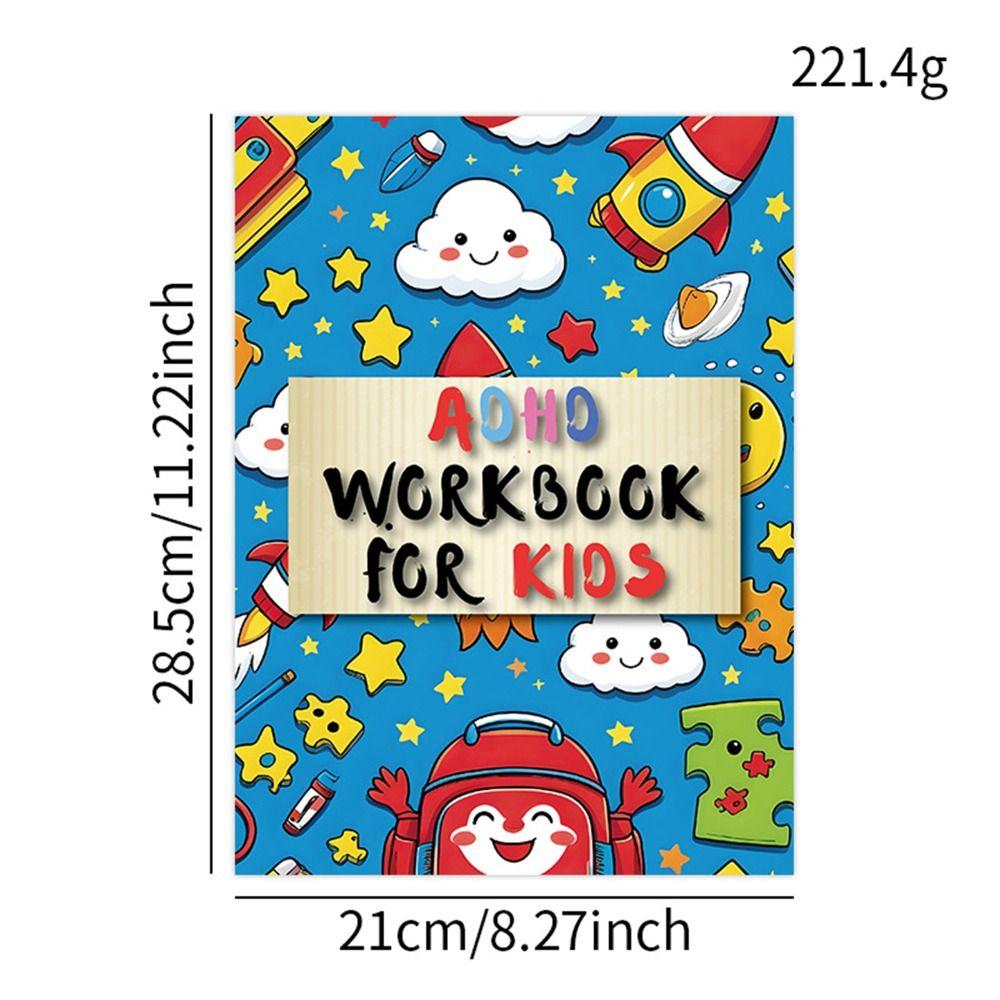 Strengthen Focus ADHD Task Workbook Simple Activities A4 Handbooks Behavior Management