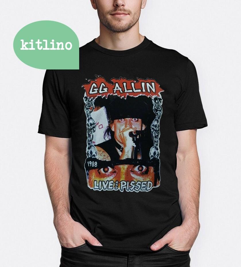 

GG Allin Live and Pissed F97571 Unisex T-Shirt XXL