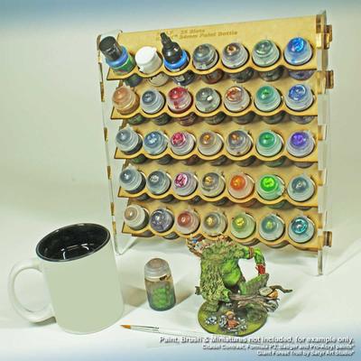 Farborganizer für Künstler 34mm Runde Pigmentflaschen Aufbewahrungsregal 35