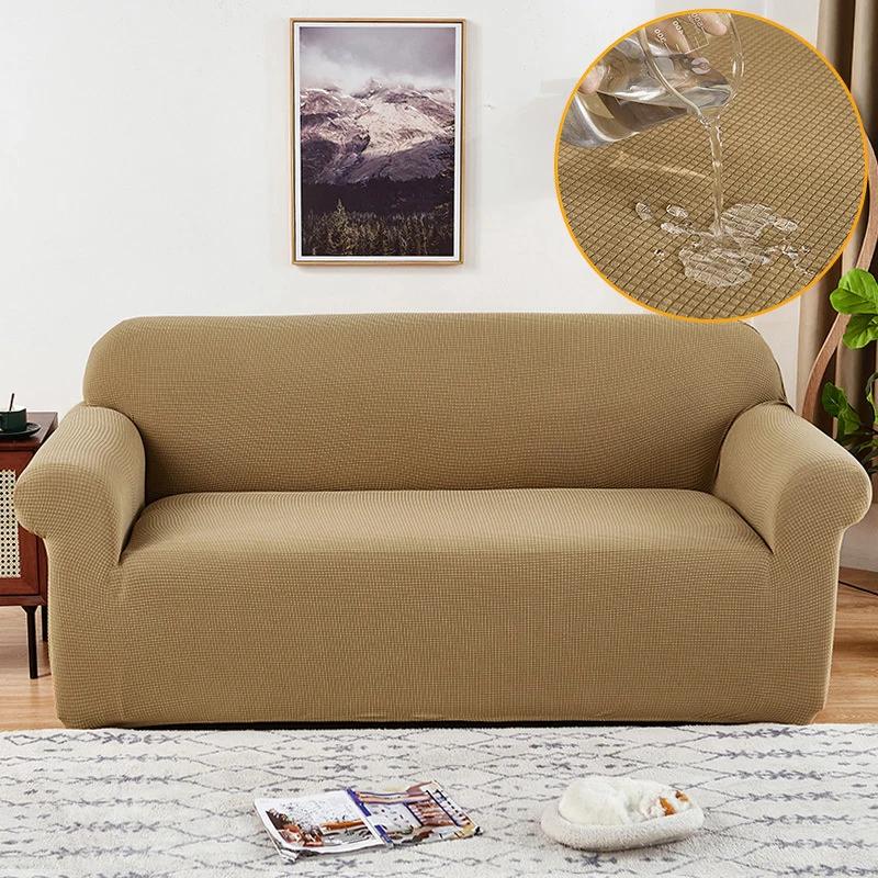 Housse De Protection Imperméable Pour Canapé Et Fauteuil 1/2/3/4 Places, À Carreaux, Extensible, Pour La Maison, Le Salon