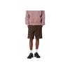 Carhartt WIP American Script Sweat Shorts With Badge Pattern Men Shorts Brown I031685-47-XX
