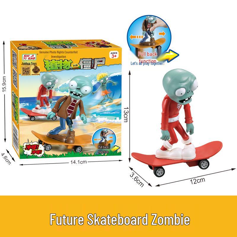 Plants vs. Zombies Toy Set: Machine Bug, Football Gun, Pea Pod, Carnivorous Plant Models