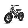 MUKKPET Bicicleta Elétrica Adulto Racer Motor 250W Bateria 48V18AH Pneus Infláveis de 20 Polegadas Bicicleta Elétrica para Deslocamento na Cidade Carga Máxima 150KG