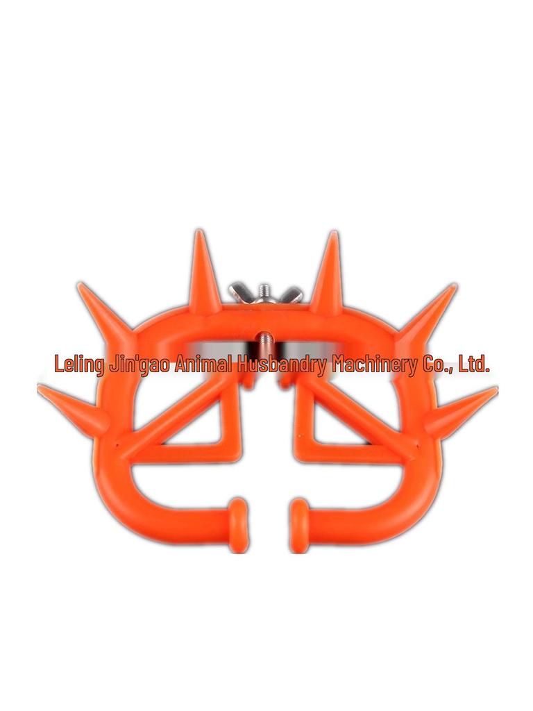 Calf Weaner Bull Nose Ring and Piercing Pliers, Plastic Reinforced Type