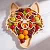 Friendly Wooden Halloween Party Tray Multipurpose Snacks Dish For Cheese Fruits Charcuterie Serving