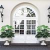 Green Realistic Artificial Plant (Approx. 32.28 Inches) - Long Stem Large Leaves for Indoor/Outdoor Decoration Plant Decoration
