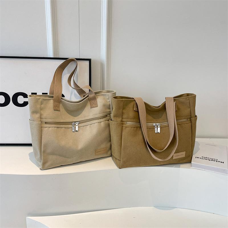 Large-capacity Handbag, Artistic Youth Single-shoulder Bag, College Student Class Bag, Women's Bag