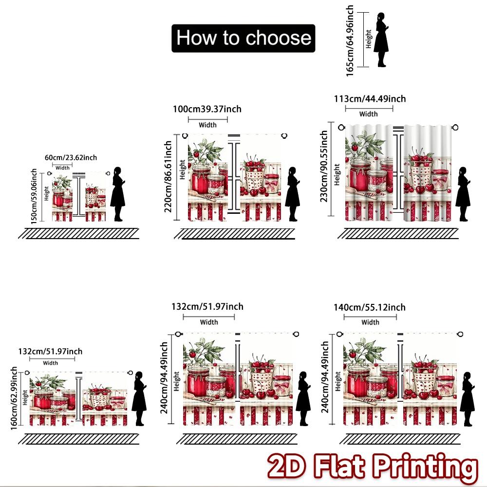 2D flat Photography Backdrop Photography Backdrop Cherry Jars on Shelf 100% Polyester Party Decorations Use for Suitable for