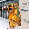Alphonse Mucha Art Case For Realme 15 Pro 14 13 11 12 Pro Plus GT7 GT6 C55 C51 C53 C35 C33 C61 C65 C67 C71 C75
