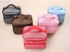 Foldable Jacquard Fabric Large Women's Makeup & Jewelry Travel Toiletry Bag