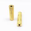 Gold Plated 3.5mm Female To Female Audio Adapter - Straight-through Metal Connector