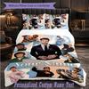 Personalized 3Pcs Bedding SetAlex Warren Custom Text Duvet Cover Pillowcase Set Bedroom Gift
