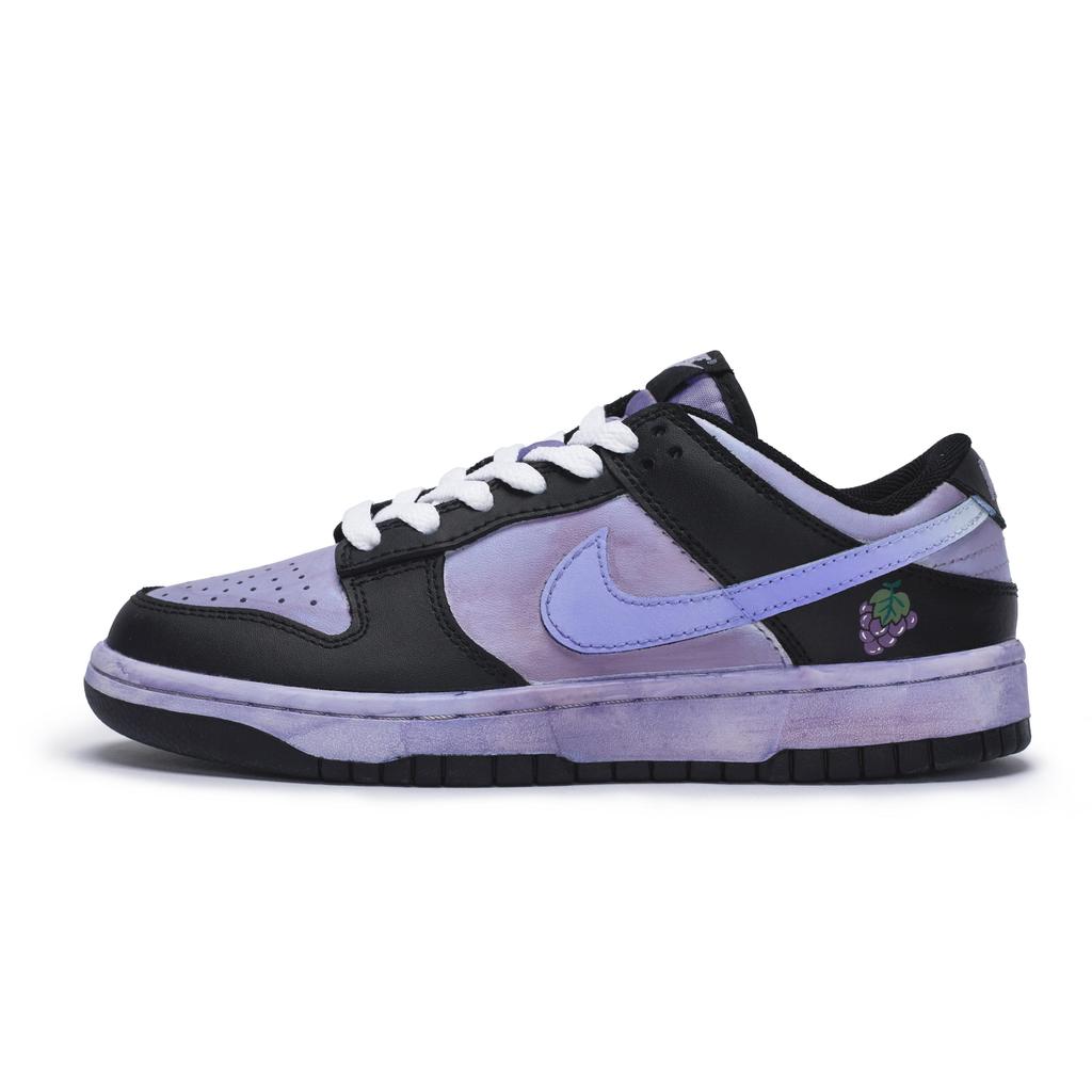 Nike Dunk 811 Manufacturing, Grape Green Grape Wine, Special Shoe Box Low top Skateboard Shoes Unisex Green Purple DD1391-100(Team80-S-BOX)