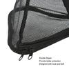 Black Outdoor Hanging Storage Net With Hook Triangular Hanging Bag  Tableware Storage