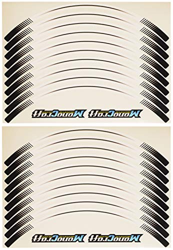 

MonoCraft Universal 17-inch Rim Sticker Set Type-06, 11mm Wide (White) MC-17IN_06-W