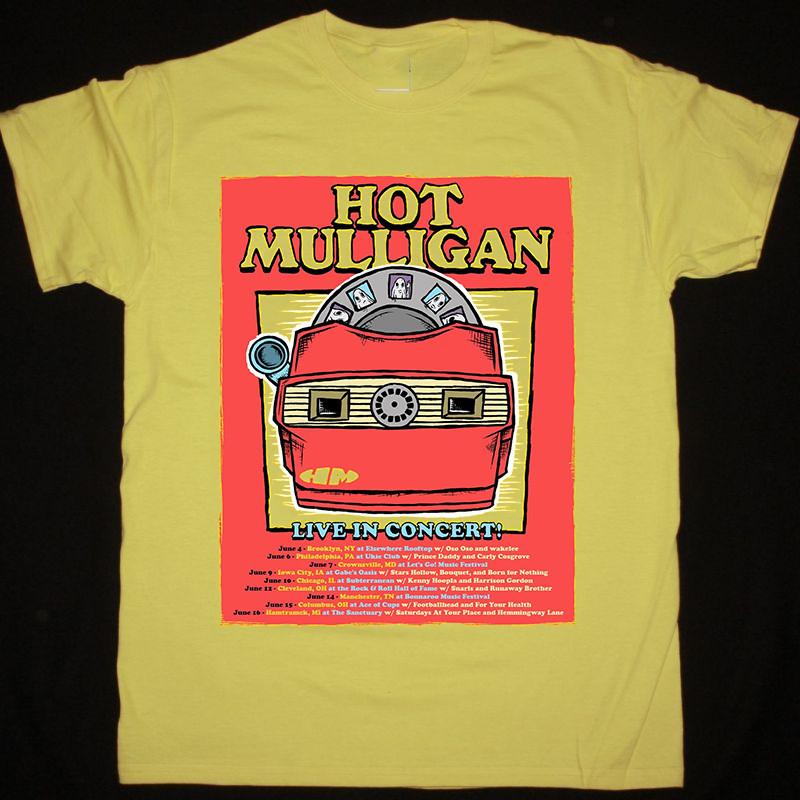 Hot Mulligan Band Live In Concert Tour Dates T Shirt Full Size S-5XL SS869 Unisex T-Shirt M