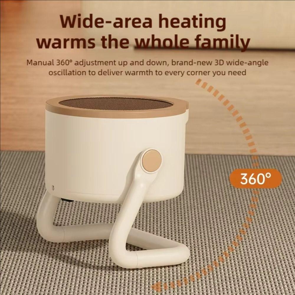 Ultra-Quiet Operation Portable Desktop Heater Energy Saving Space Heater  Winter Heating