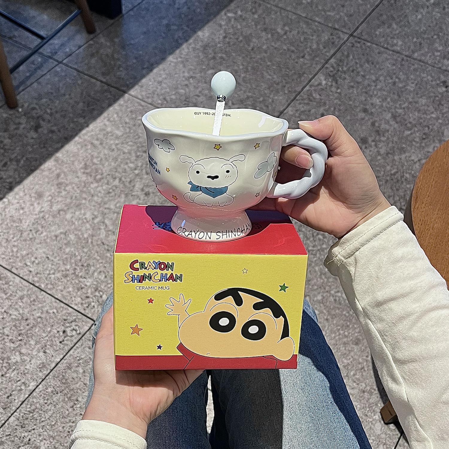 

High-value ceramic mug, new water cup, women s breakfast cup, children s 301-400ml
