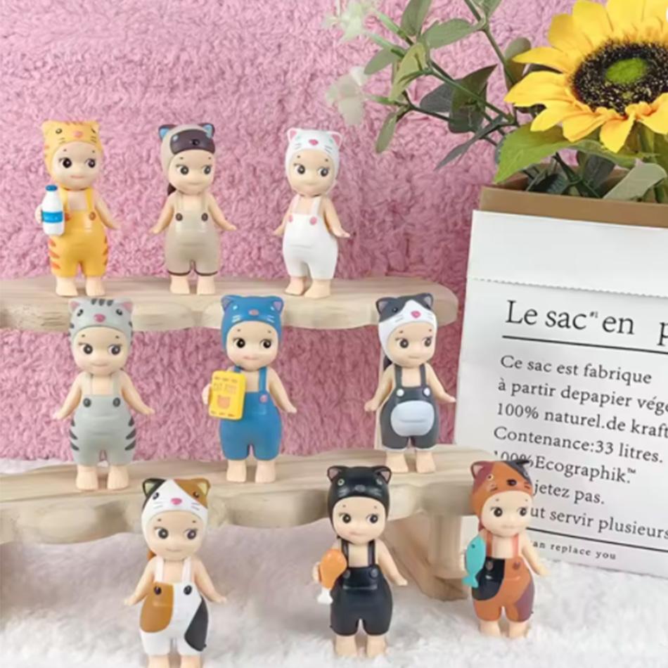 S Angel Hippers Blind Box Cat Life Hippers Angel Series Anime Figures Surprise Box Toys for Kids Figure Limite Toy