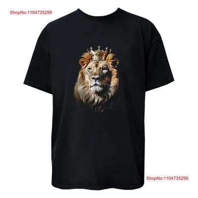 Lejon Med Krona T-shirt Tröja Vintage Herr Designerkläder Mångsidig Unisex Grafisk Andningsbar Mode Bekväm