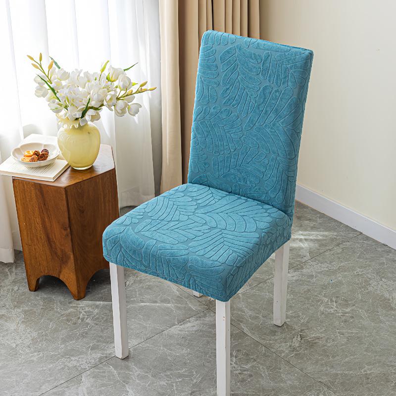 New Thickened Chair Cover Cushion Set Dining Table Backrest Integrated Chair Cover Fabric Anti-fouling and Dustproof
