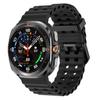 Marine Band For Samsung Galaxy Watch 7 Ultra Strap 47mm Accessories Sport Silicone Bracelet Correa Galaxy Watch Ultra Strap 47mm