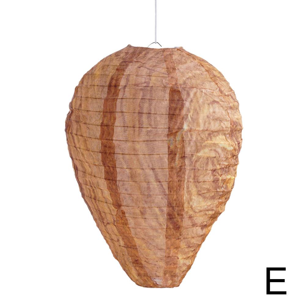 Hanging Wasp Nest Decoy Outdoor Waterproof Fake Wasp Insects Lantern Hornets Nest Nest Paper Decoy Drive Beehive Plastic De E2A0