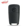 Kigoauto Afstandsbediening Sleutelhoes Shell 5 Knoppen Klapsleutel Fob Vervangende Hoes voor Buick LaCrosse GL8 Chevrolet Volt 2010-2015