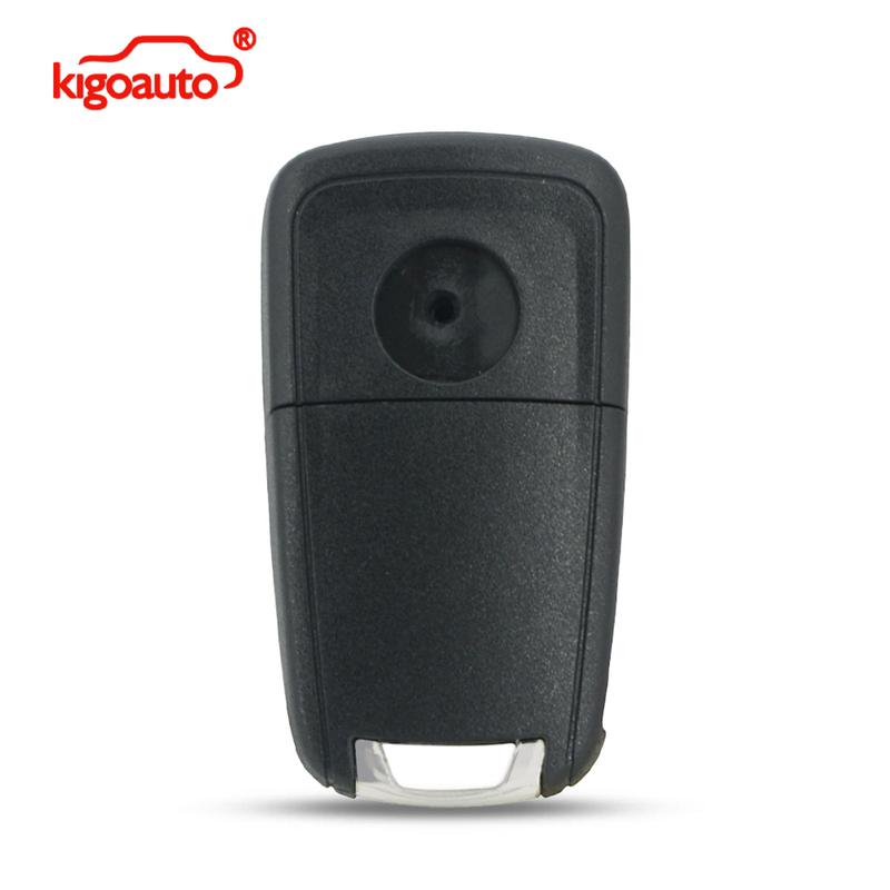Kigoauto Afstandsbediening Sleutelhoes Shell 5 Knoppen Klapsleutel Fob Vervangende Hoes voor Buick LaCrosse GL8 Chevrolet Volt 2010-2015