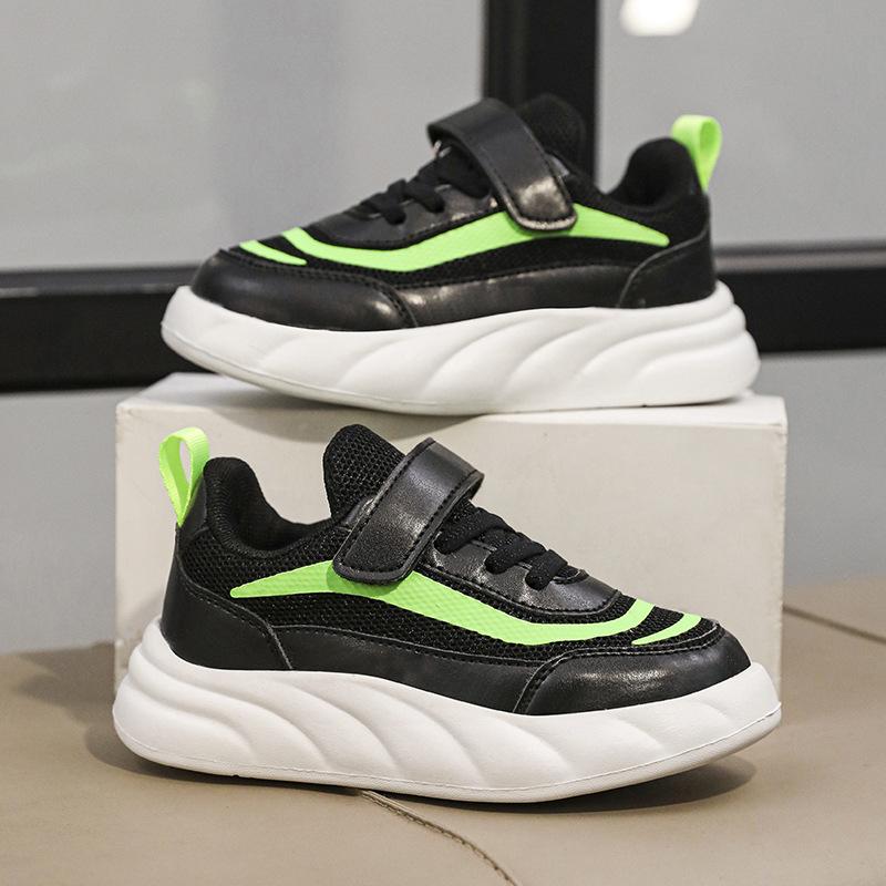 Boys' shoes 2025 spring and autumn new breathable middle-aged children's children's mesh middle-aged children's casual shoes soft-soled sports shoes