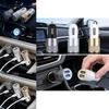 Universal Car Power Adapter With Dual Usb Ports Aluminum Alloy Fast Charger For Smartphones And Tablets