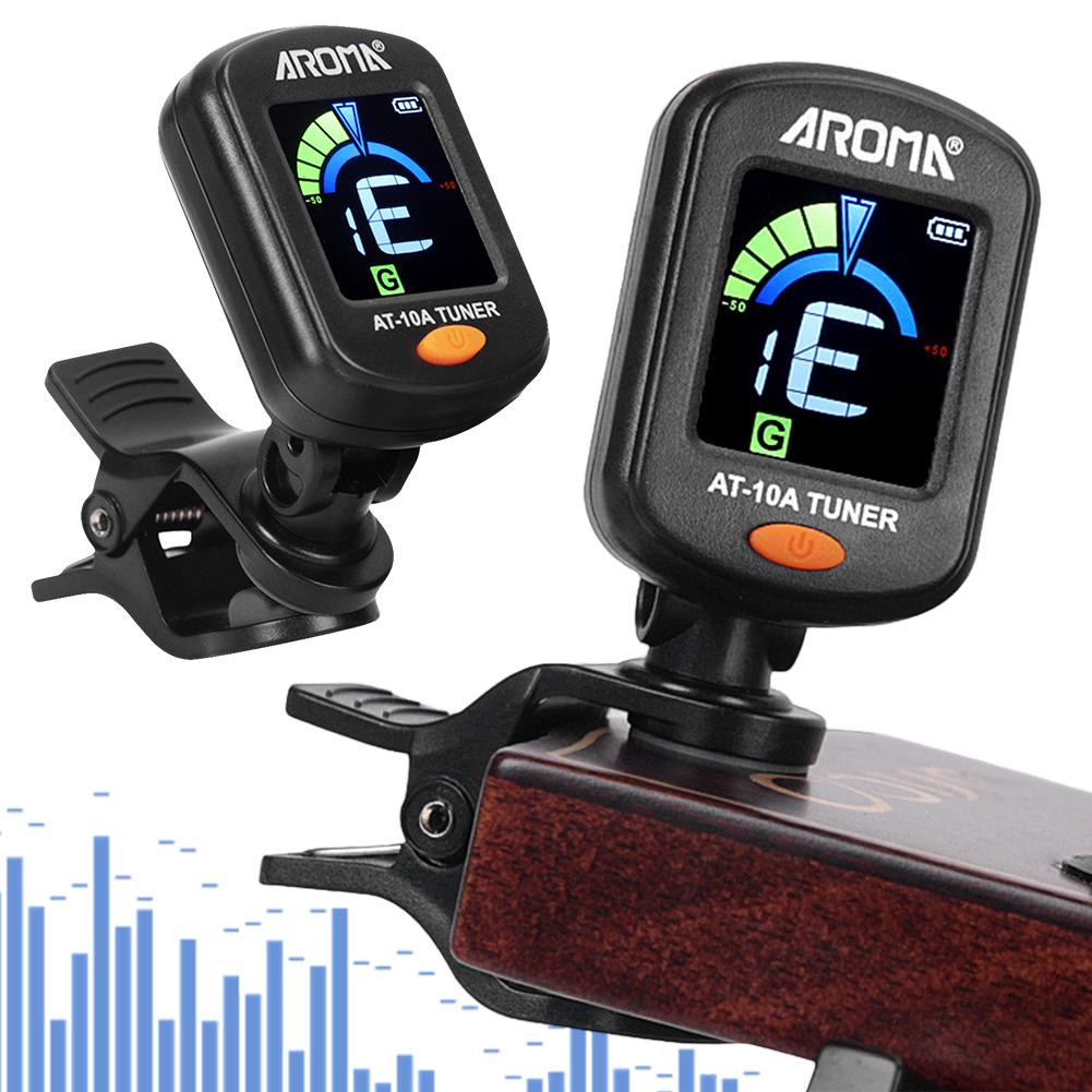 Guitar Tuner Foldable Rotatable Acoustic Guitar Tuner Rechargeable Electric Guitar Tuner for Acoustic Guitar Ukulele Bass Violin Australia
