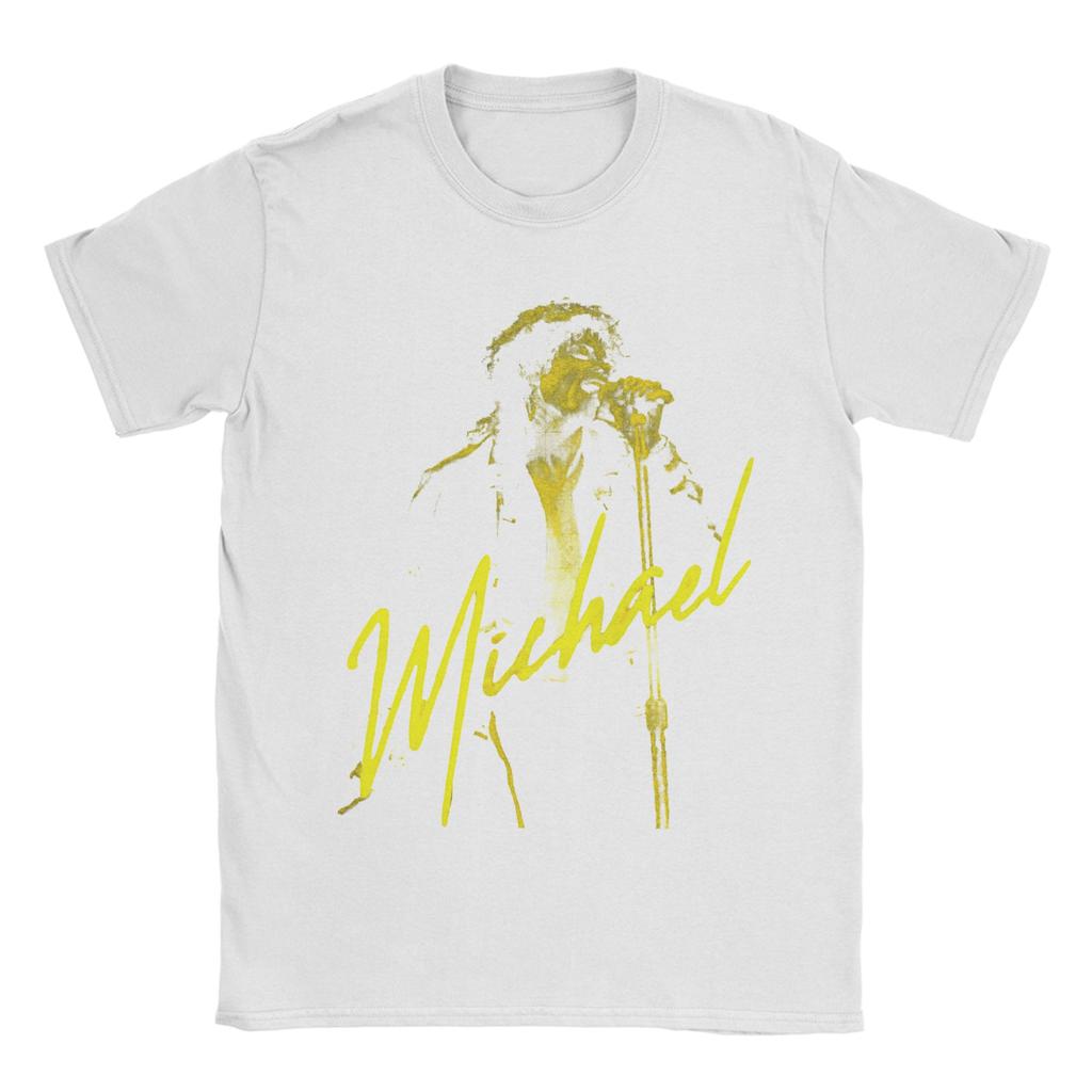 Unisex  MJ Michael Jackson T Shirt  Cotton Clothing Vintage Short Sleeve Crew Neck Tees Birthday Gift TShirt