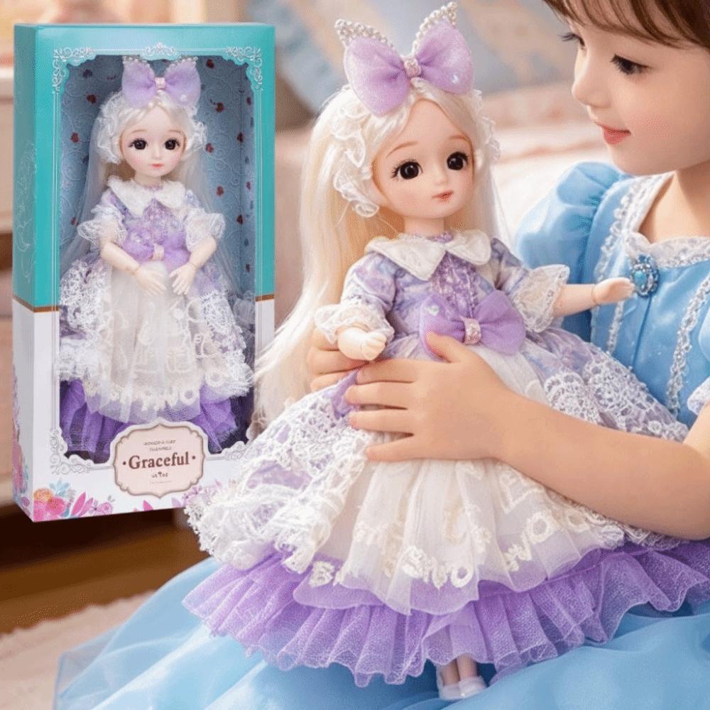 Cute Face BJD Doll Movable Joints Dress Up Doll Fashion Doll Princess Doll Birthday Gift