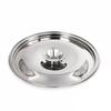 10-26Cm Round Pot Lid Thicken Stainless Steel Saucepan Cover Replacement Universal Kitchen Food Lid Kitchen Supplies