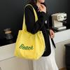 Fashion trend, foreign style, large-capacity armpit bag, spring 2025 new casual texture women's shoulder tote bag
