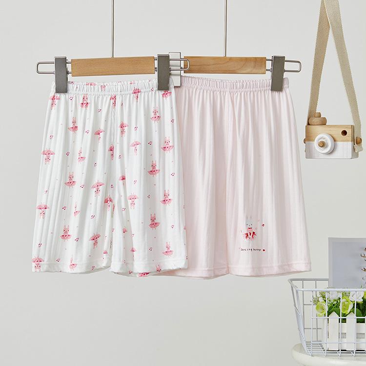 

Детские классные хлопковые шорты: Свободные пижамные штаны унисекс с застежкой 3 и 5 точек, 2 шт. в упаковке 110 cm