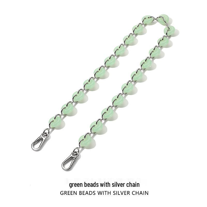 Donut Resin Acrylic Alloy Chain Strap for Shoulder, Crossbody & Underarm Bags