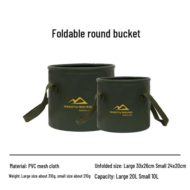 Portable Foldable Water Bucket for Camping & Fishing – Large Capacity Multi-functional Foot Bath Bucket