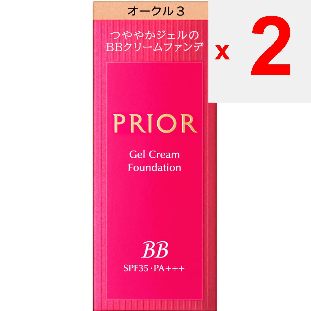 Shiseido Prior BB Gel Cream N Ochre 3 30g Foundation (BB) After Conditioning the Skin with a Skincare Product, Take a Fingertip-sized Amount of a Pear