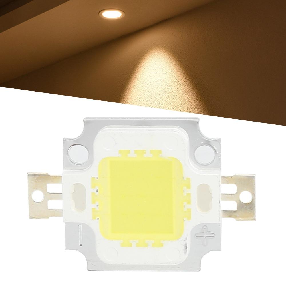 10PCS 6500K COB Light Source 12V High Power LED Chip Easy LED Chip Bulb Lamp Flood Light
