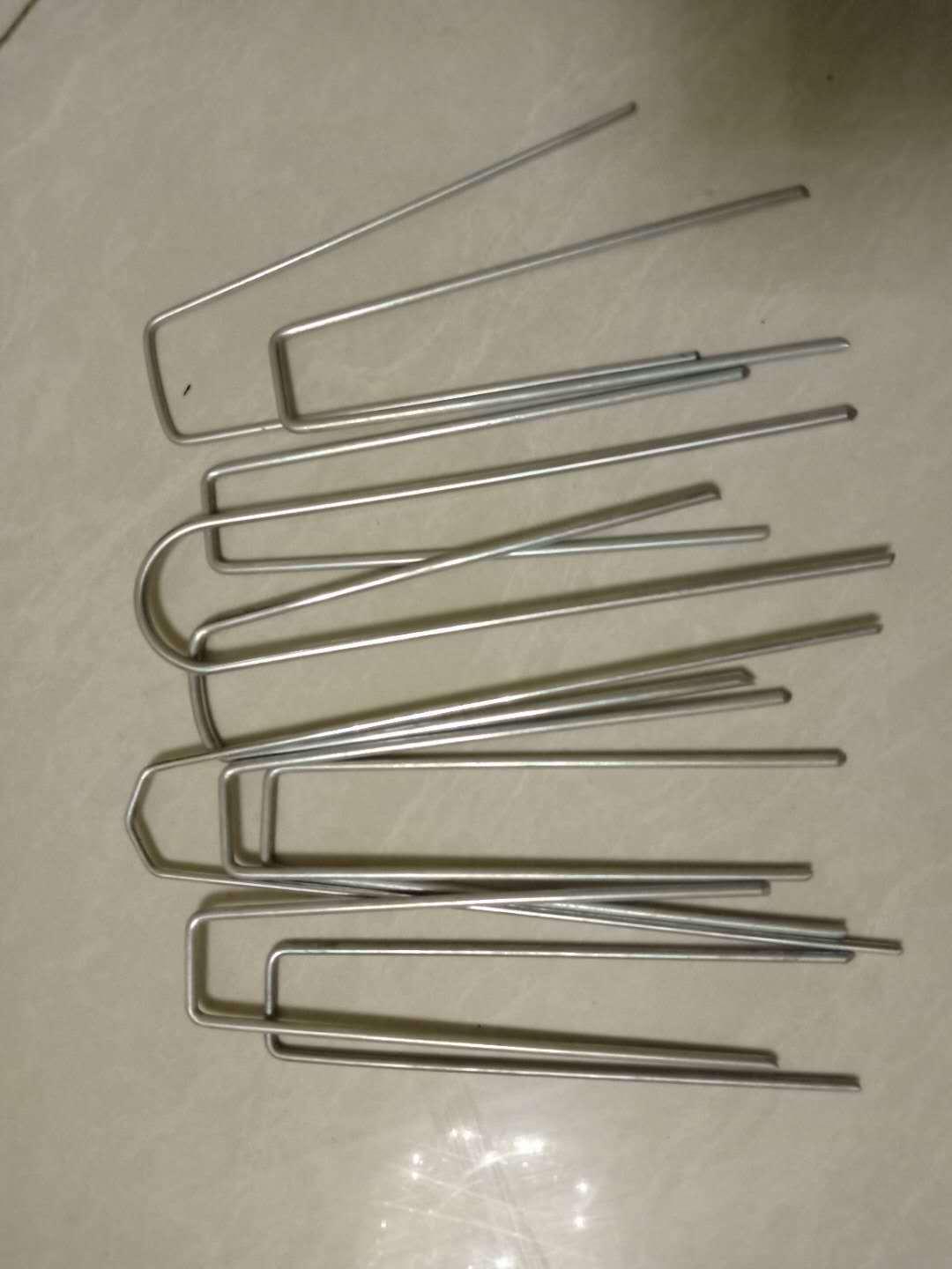 

Оцинкованные стальные U-образные колышки для сада и ткани для защиты от сорняков 10cm x 2.0cm